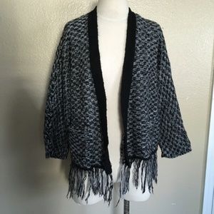 LOFT Boho Sweater Cardigan Size L